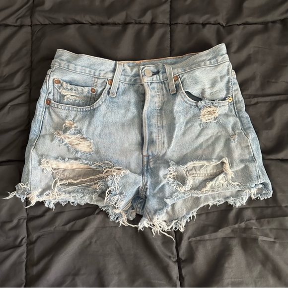 levi 501 denim shorts - Picture 1 of 3